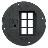Hubbell S1SPMAX SystemOne Sub-Plate, SIEMON MAX and Power